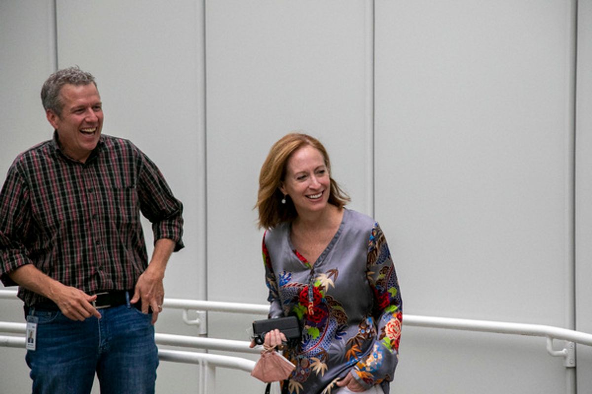 Managing Director Mike Schleifer and co-Director Susan V. Booth at 