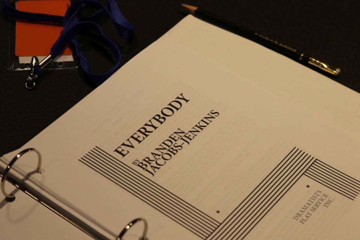 Script at Photos: Inside Rehearsal For EVERYBODY, Beginning Tonight at Alliance Theatre
