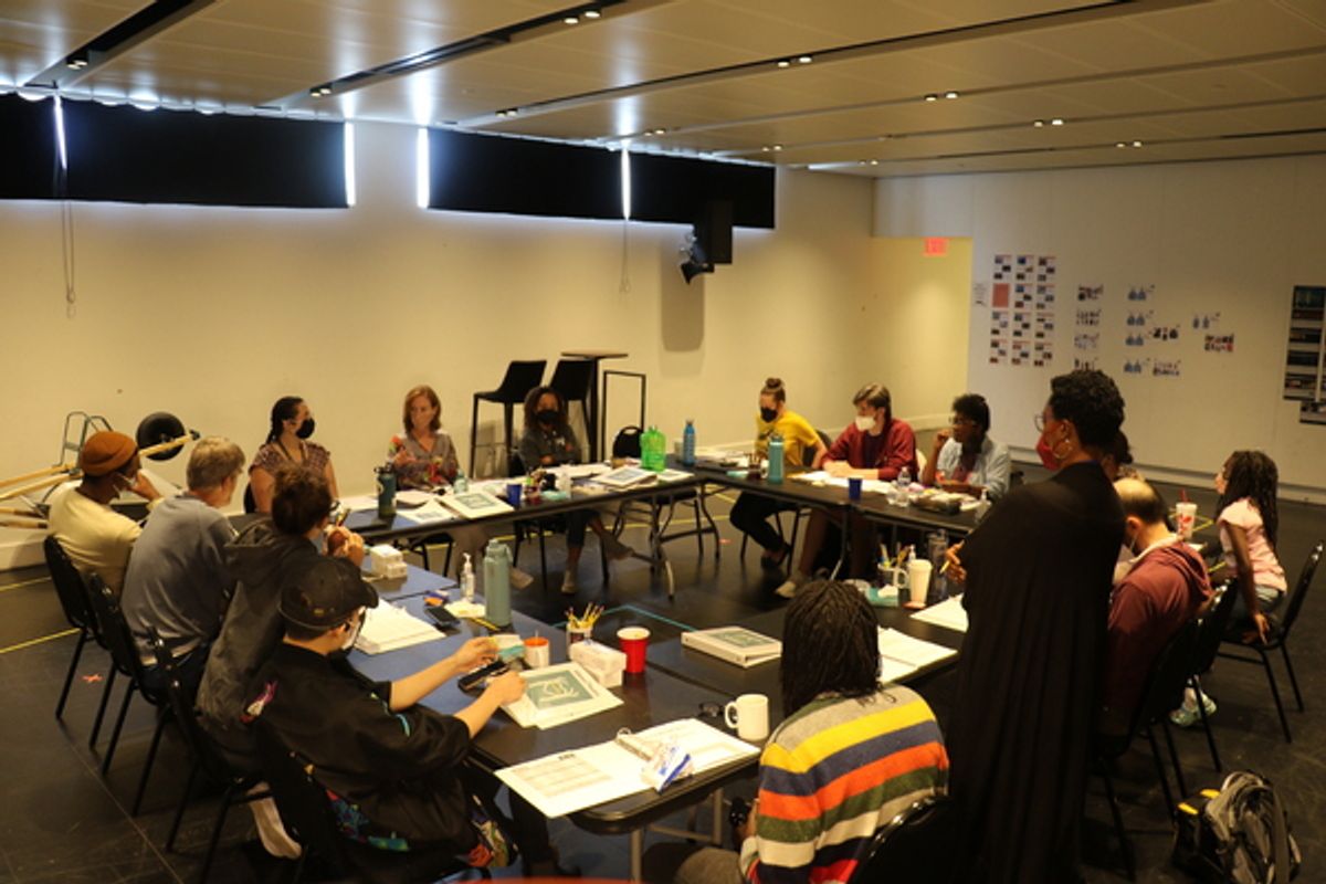 Creative team and cast at Photos: Inside Rehearsal For EVERYBODY, Beginning Tonight at Alliance Theatre