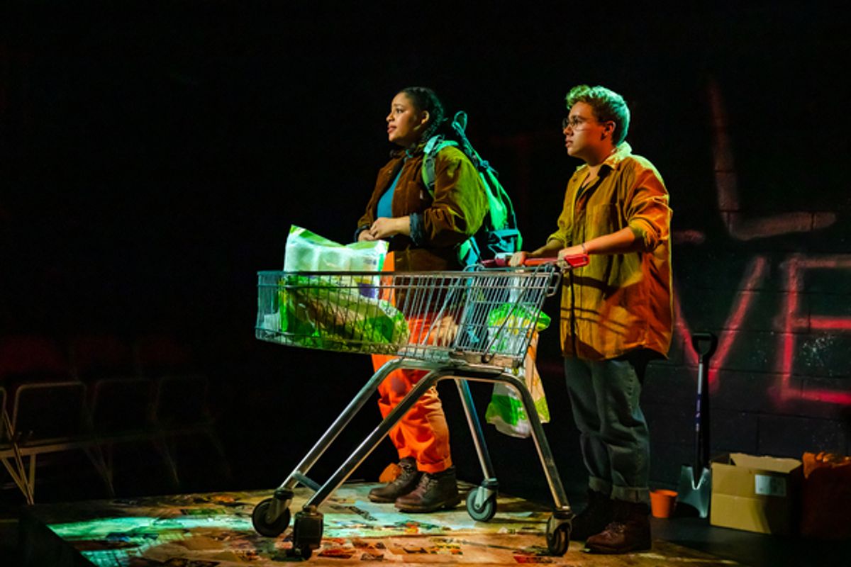 Elijah Ferreira and Jade Johnson at 