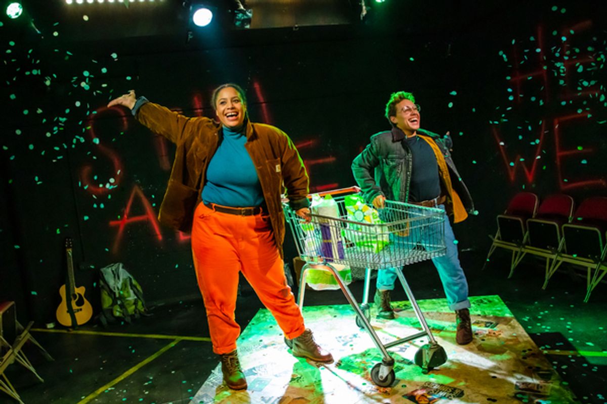 Elijah Ferreira and Jade Johnson at 