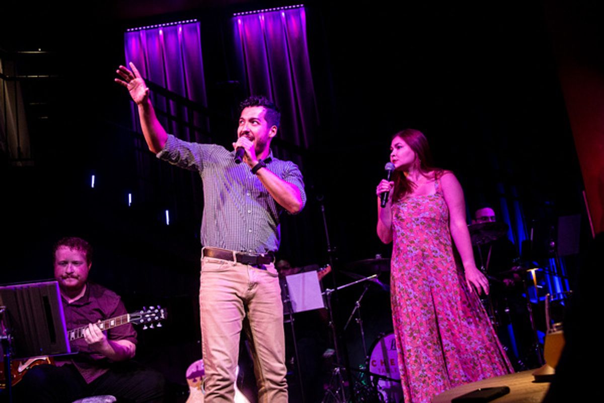 Matty Montes and Chloe Savit at Photos: Michael Anthony Theatrical Debuts LIGHTS... CAMERA... BROADWAY at Chelsea Table and Stage