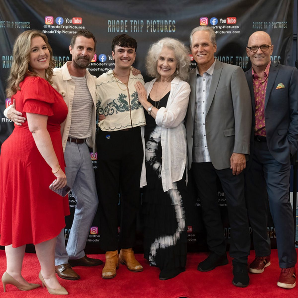 KIMBERLY CHESSER, MARK H. DOLD, MILES HOLLAND, MARY BETH PEIL, GREGORY HARRISON,  and writer/director JAMES ANDREW WALSH at 