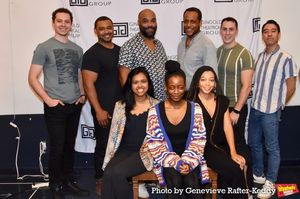 Avanthika Srinivasan, Matenin Sangare and Amber Reauchean Williams front row
Back row Avery Whitted, Fernando Lamberty, David Ryan Smith, R.J. Foster, Peter Romano and Alton Alburo @ BroadwayWorld Avanthika Srinivasan, Matenin Sangare and Amber Reauchean Williams front row
Back row Photo