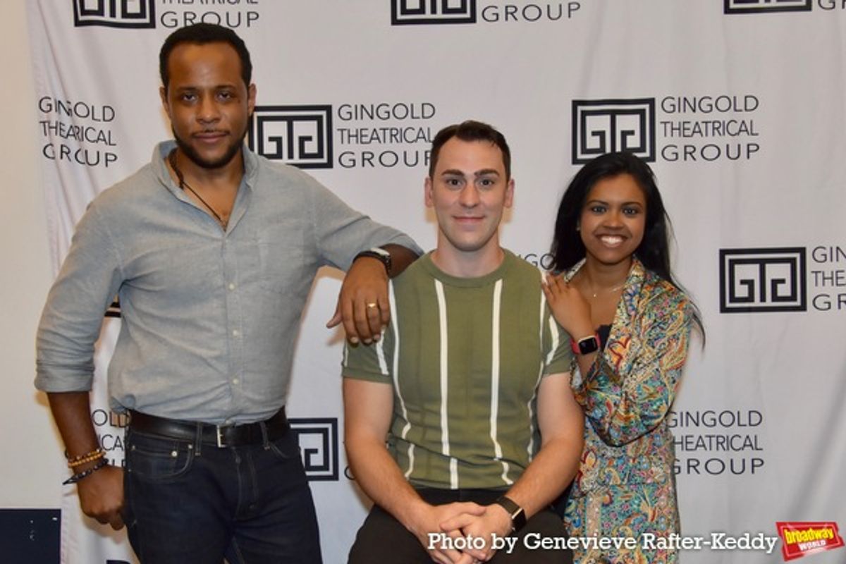 R.J. Foster, Peter Romano and Avanthika Srinivasan at 