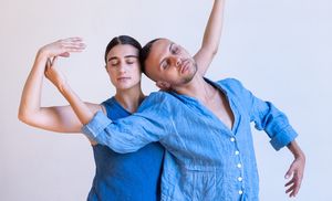 Xenia Mansour & Nico Gonzales in WHEN THE BLOSSOM PASSES, WHAT REMAINS?. Photo by Walter Wlodarczyk. @ BroadwayWorld Xenia Mansour & Nico Gonzales in WHEN THE BLOSSOM PASSES, WHAT REMAINS?. Photo by Wal Photo