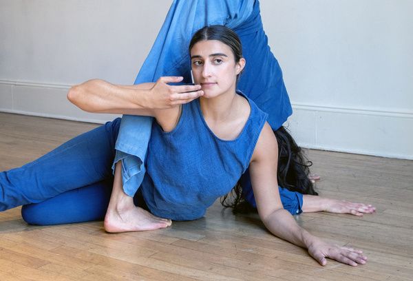 Xenia Mansour in WHEN THE BLOSSOM PASSES, WHAT REMAINS?. Photo by Walter Wlodarczyk. Photo