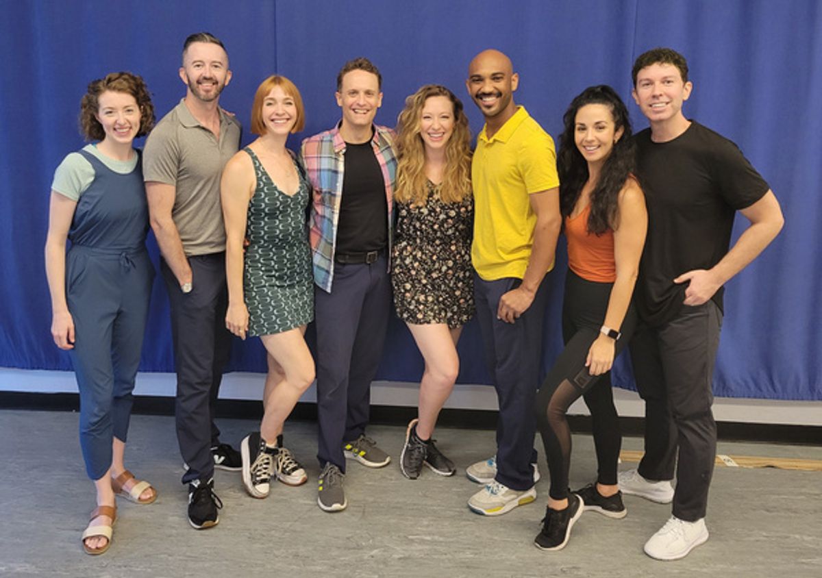 Pictured L to R: Darien Crago, Sean Quinn, Corinne Munsch, Danny Gardner, Kaitlyn Davidson, Darrell T. Joe, Melinda Porto, Jeremy Benton at 