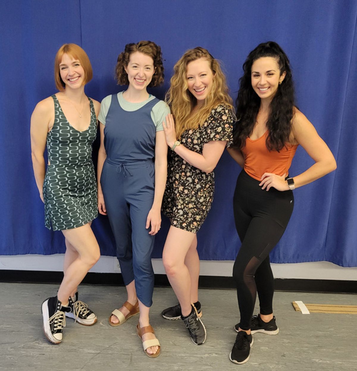 Pictured L to R: Corinne Munsch, Darien Crago,  Kaitlyn Davidson, Melinda Porto at 