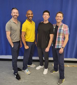 Pictured L to R: Sean Quinn, Darrell T. Joe, Jeremy Benton, Danny Gardner @ BroadwayWorld Pictured L to R: Sean Quinn, Darrell T. Joe, Jeremy Benton, Danny Gardner Photo