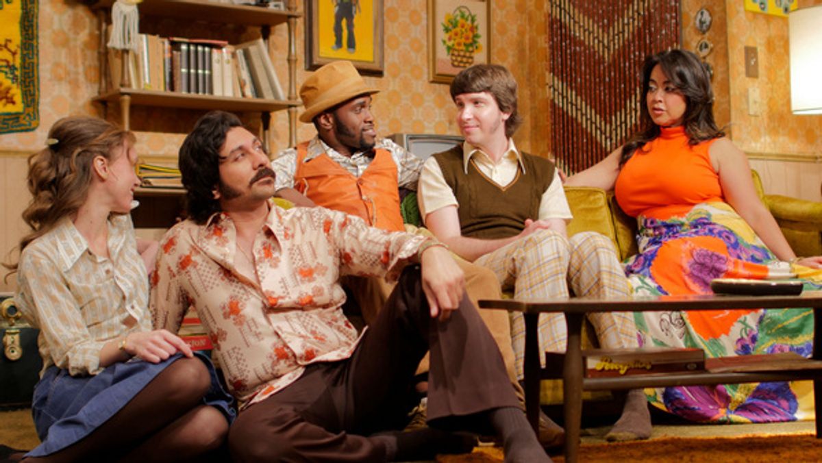 Audra Torres as Ginny, Faheem Bacchus as Bobby, Sean Philippe as Steve, Joshua Fulmer as Jerry, and Natalie Bulajic as Catherine  at 