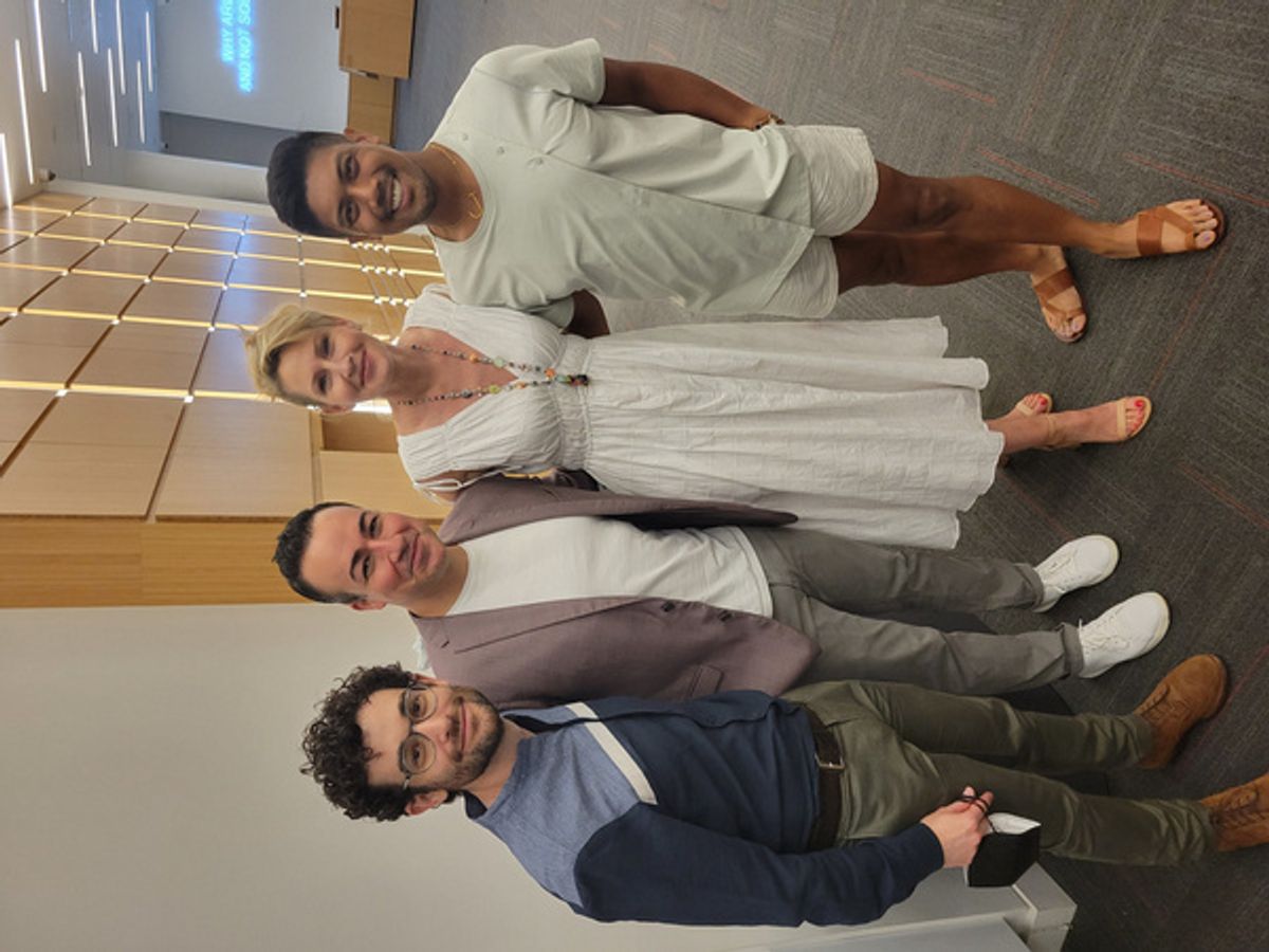 Pictured L to R: Noah Himmelstein,Caesar Samayoa, Luba Mason, J. Oconor Navarro at 