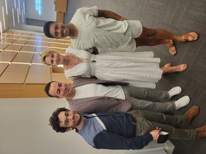 Pictured L to R: Noah Himmelstein,Caesar Samayoa, Luba Mason, J. Oconor Navarro @ BroadwayWorld Pictured L to R: Noah Himmelstein,Caesar Samayoa, Luba Mason, J. Oconor Navarro Photo