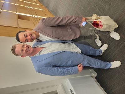 Christopher Freer and Caesar Samayoa Photo