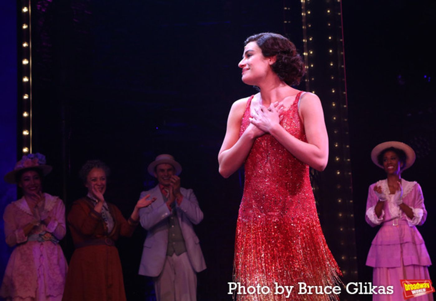 Photos: Lea Michele Takes Her First Bows in FUNNY GIRL on Broadway  Image