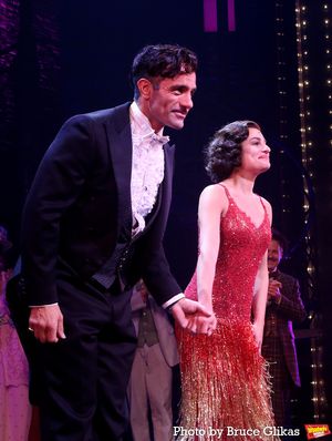 Ramin Karimloo and Lea Michele Photo
