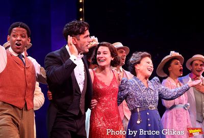Jared Grimes, Ramin Karimloo, Lea Michele, Tovah Feldshuh and Cast Photo