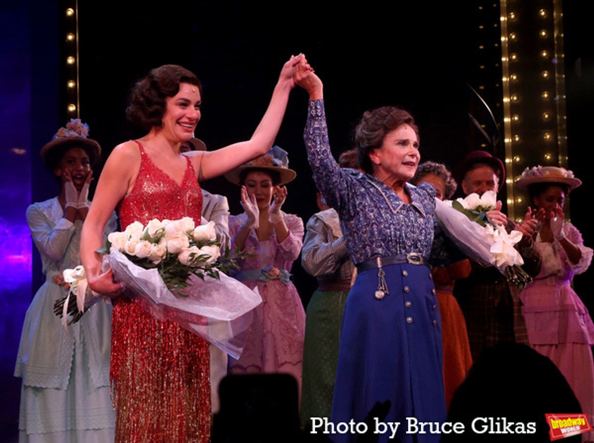 Lea Michele and Tovah Feldshuh  at 