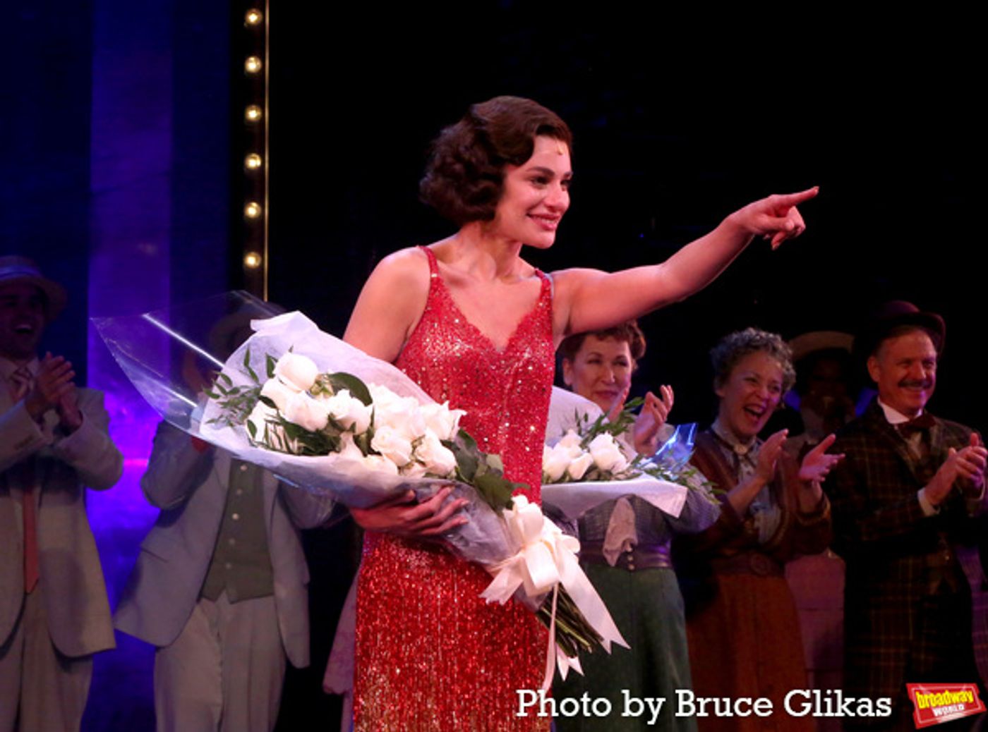 Photos: Lea Michele Takes Her First Bows in FUNNY GIRL on Broadway  Image