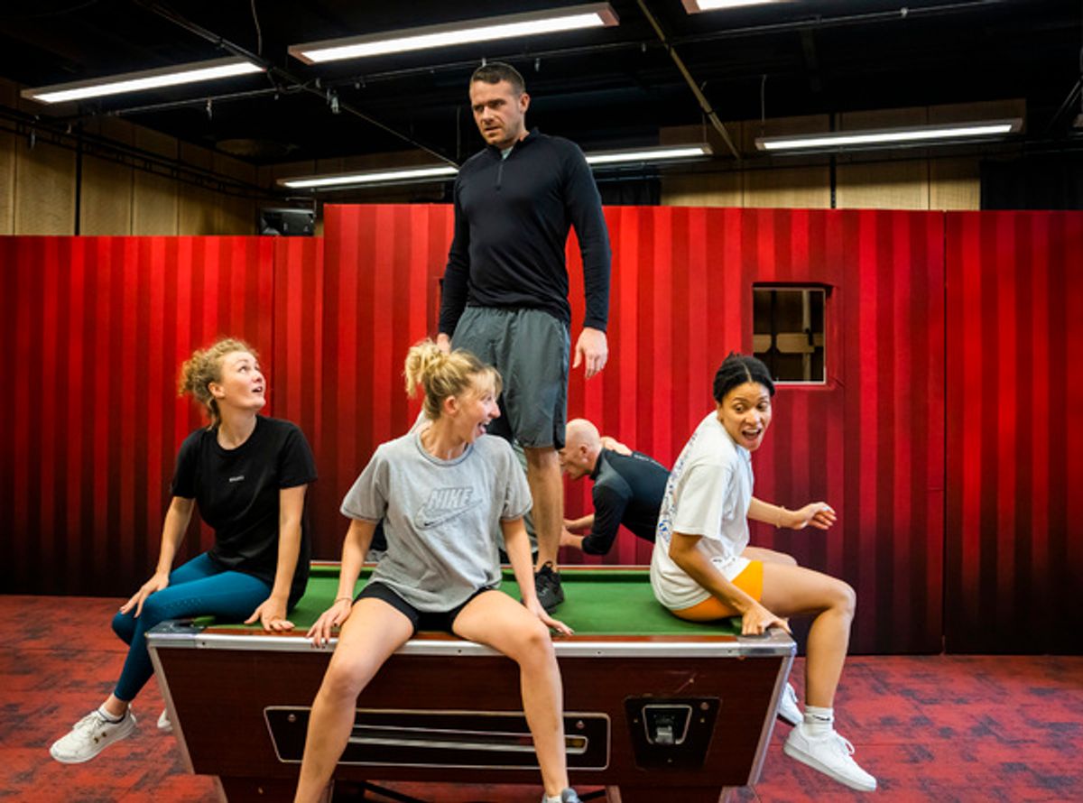 Kirsty Stuart, Chanel Waddock, Joe Layton, Matt Trevannion, Hannah Sinclair Robinson at 