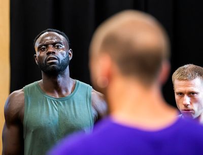 Michael Akinsulire, Tom Gill Photo