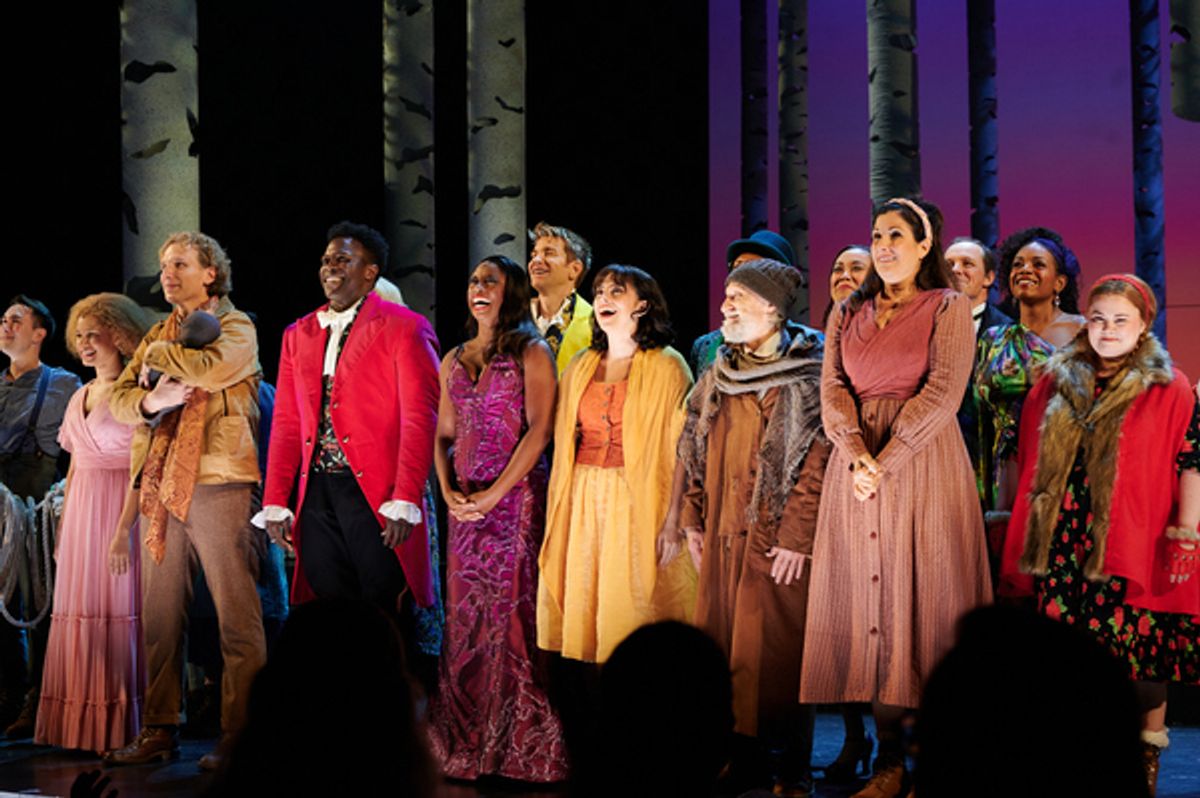 Into the Woods cast at Photos/Video: INTO THE WOODS Extends; Montego Glover, Stephanie J. Block, and More Take Their First Bows
