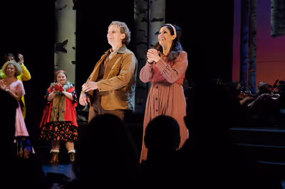 Sebastian Arcelus and Stephanie J. Block Photo