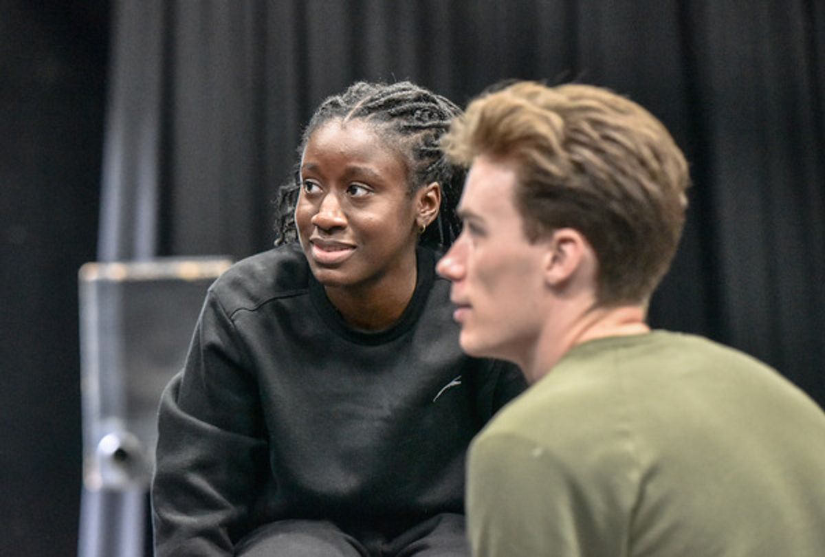 Effie Ansah, Nathaniel McCloskey at Photos: Inside Rehearsal For Pilot Theatre's Tour of NOUGHTS AND CROSSES