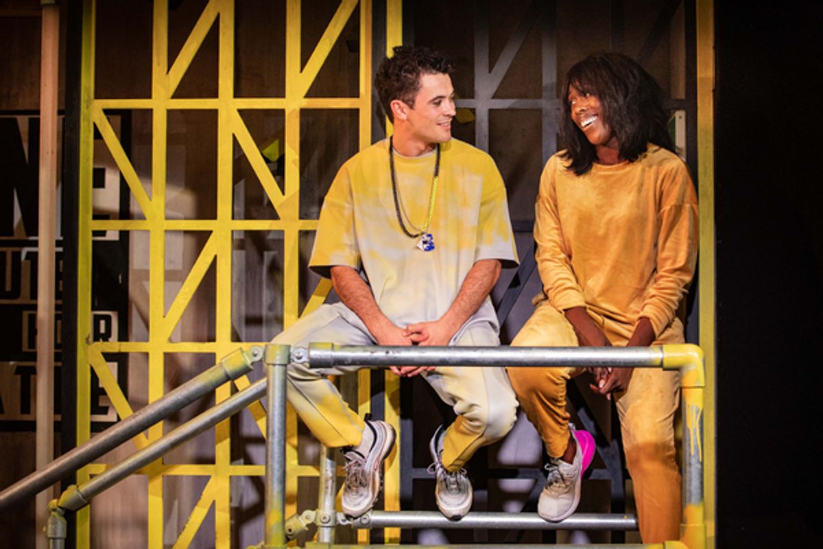 Jonny Labey, Gloria Onitiri  at 