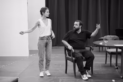 Faye Castelow and David Krumholtz Photo