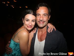 Lea Michele and Ramin Karimloo  Photo