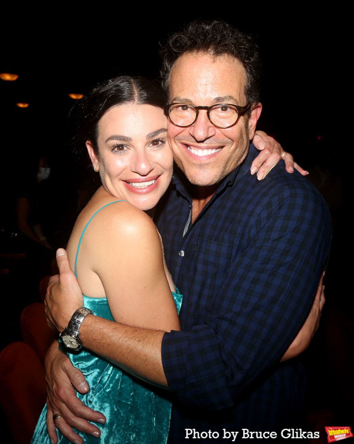 Lea Michele and Director Michael Mayer  at 