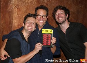 Jonathan Groff, Michael Mayer and John Gallagher Jr. Photo