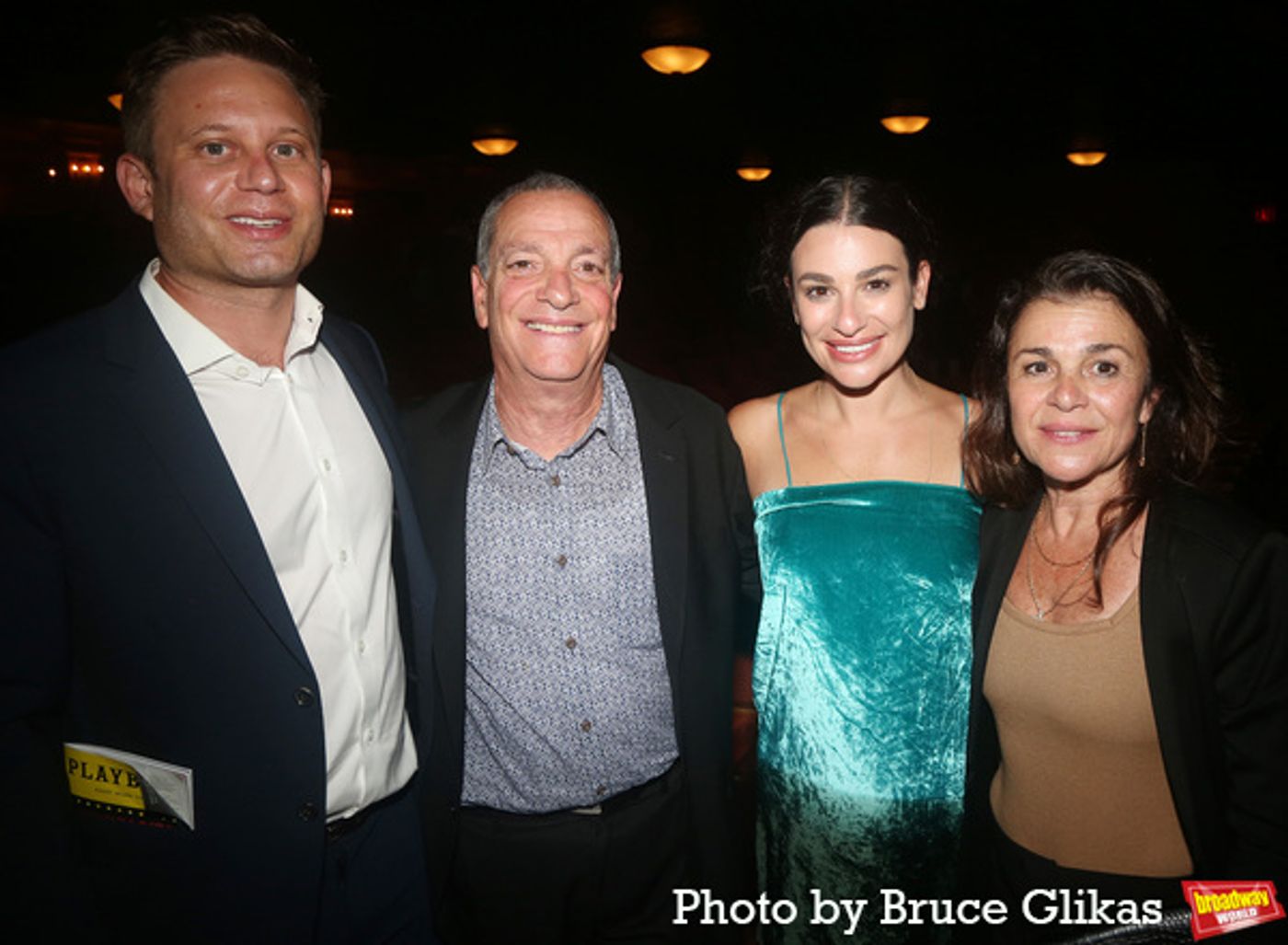 Photos: FUNNY GIRL's Lea Michele Celebrates With SPRING AWAKENING Pals, Ryan Murphy and More  Image