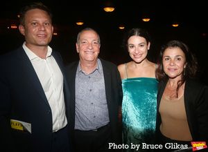 Zandy Reich, Marc Sarfati, Lea Michele and Edith Sarfati  Photo