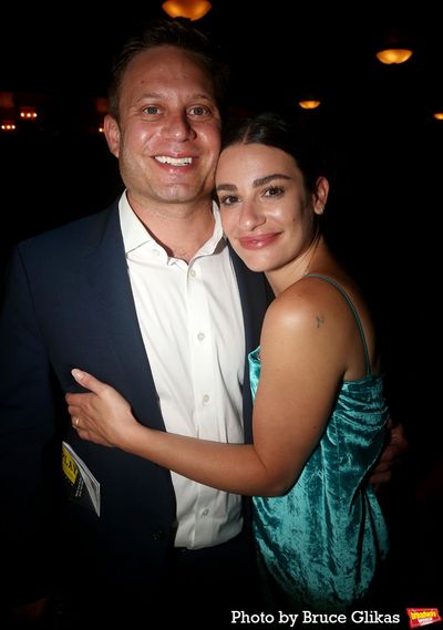 Zandy Reich and wife Lea Michele Photo