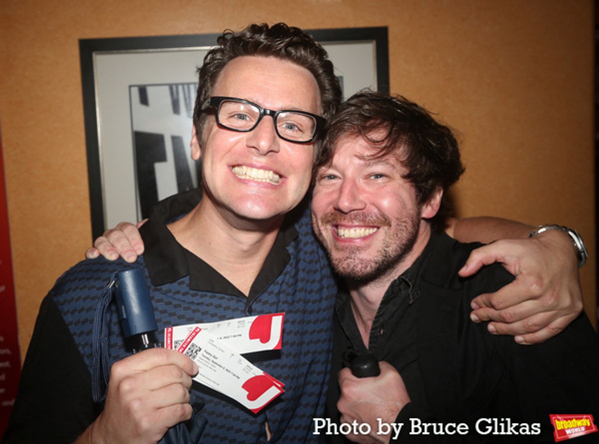 Jonathan Groff and John Gallagher Jr. at 