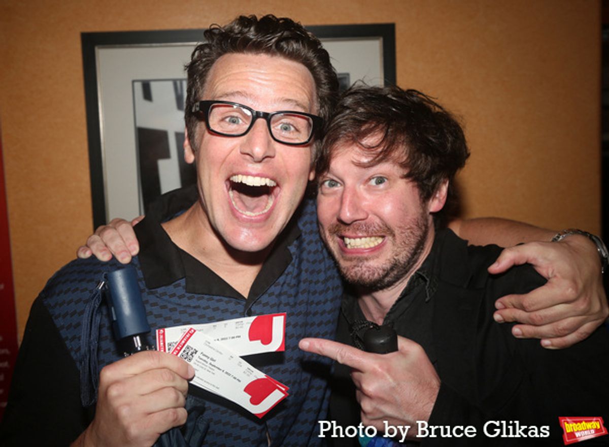 Jonathan Groff and John Gallagher Jr. at 