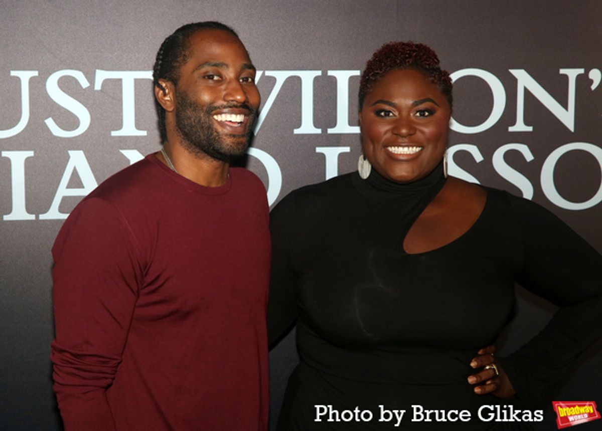 John David Washington and Danielle Brooks at 