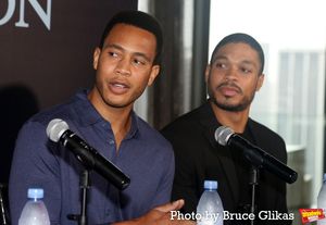 Trai Byers and Ray Fisher @ BroadwayWorld Trai Byers and Ray Fisher Photo
