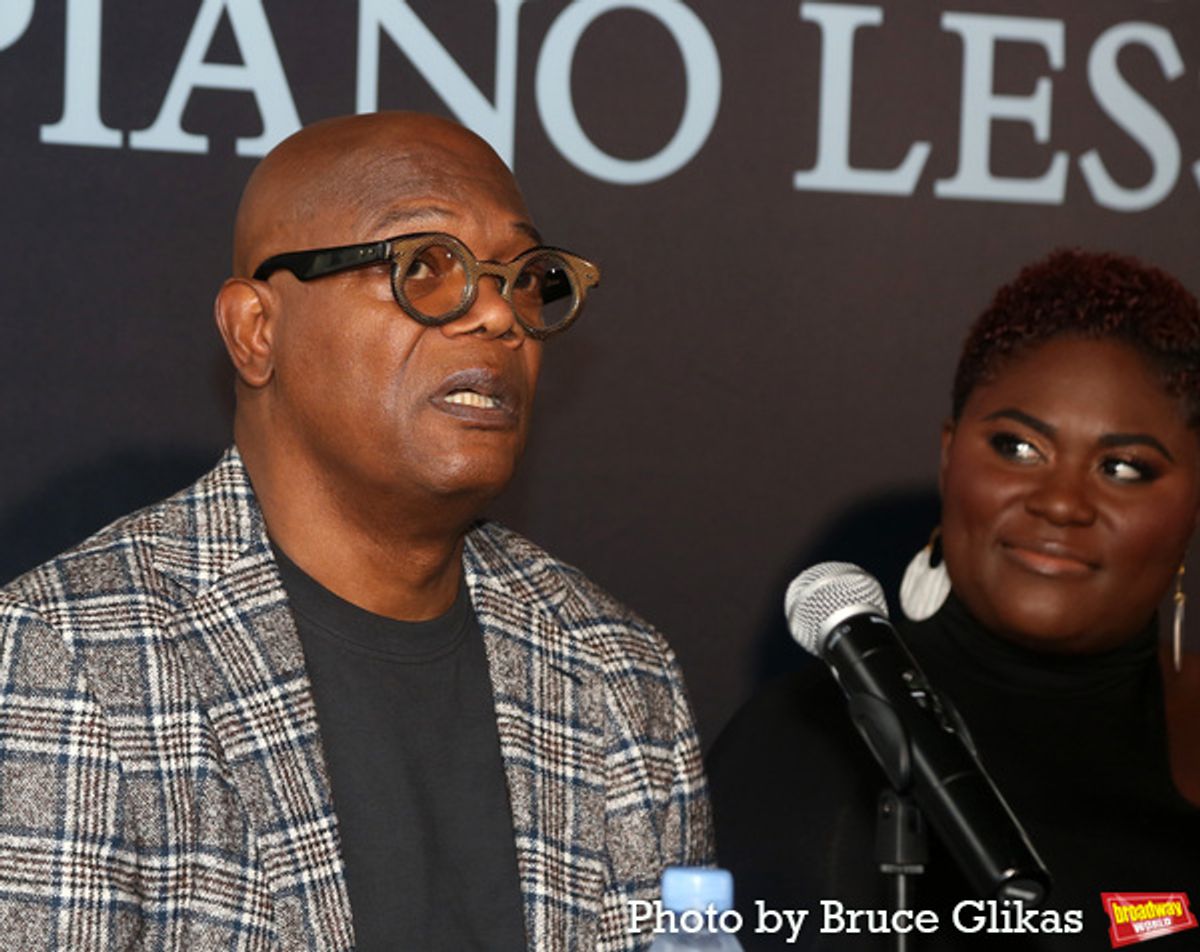 Samuel L. Jackson and Danielle Brooks at 