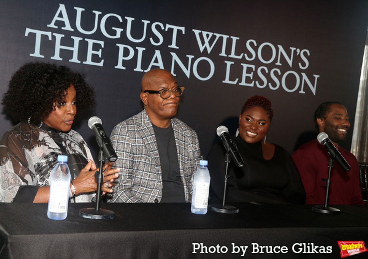 Director LaTanya Richardson Jackson, Samuel L. Jackson, Danielle Brooks and John David Washington  at 