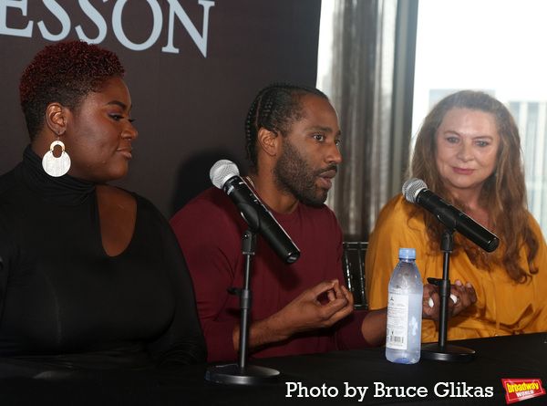 Danielle Brooks, John David Washington and Constanza Romero  Photo