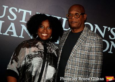 Director LaTanya Richardson Jackson and Samuel L. Jackson Photo