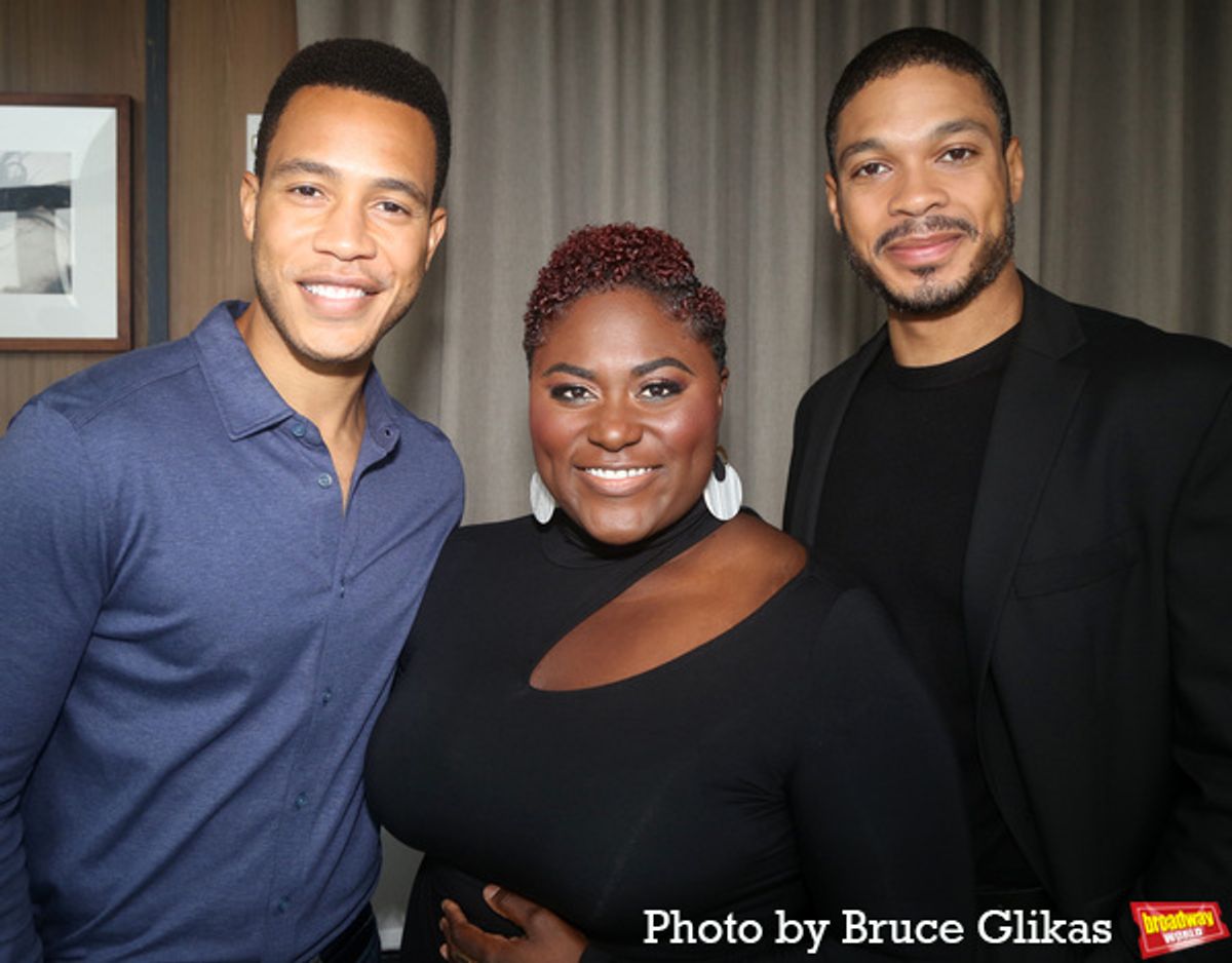 Trai Byers, Danielle Brooks and Ray Fisher at 