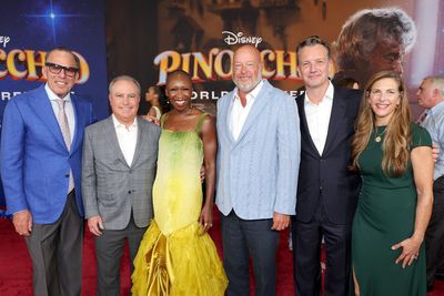 Jack Rapke, Alan Bergman, Chairman Walt Disney Studios, Cynthia Erivo, Bob Chapek, CE Photo