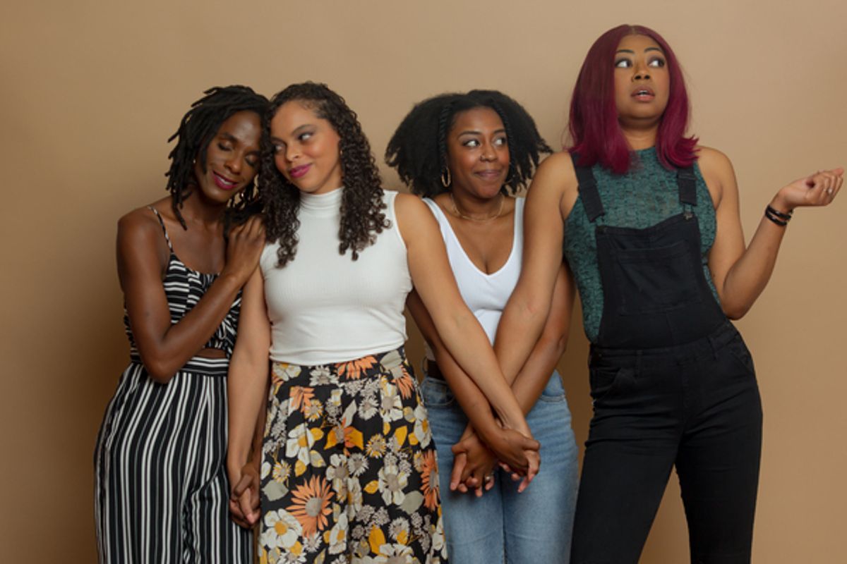 Ariel Mary Ann, Angelique Archer,  Jasimine Bouldin, A.J. Baldwin at 