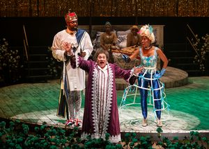 Carl Clemons-Hopkins, Cindy Gold and Celeste M. Cooper with (back, l to r) Sydney Cha Photo