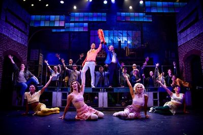 Marshall Forte, Jake Gale, and the Cast of Kinky Boots Photo