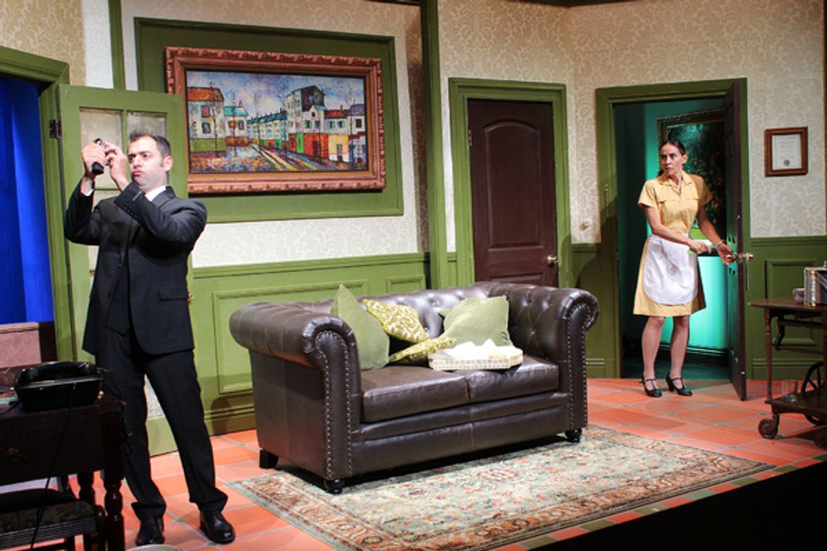 Nick McDow Musleh and Presciliana Esparolini at Photos: First Look at the Off-Broadway Premiere of OUR MAN IN SANTIAGO